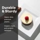 thumbnail image 3 of Platos desechables Aya White Square de 60 quilates para Navidad, 3 of 7