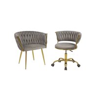 Habita2 Chile - Pack Manicurista Queen Lite Dorada Gris