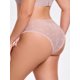 thumbnail image 3 of INSPIRE CHIC Bragas de Mujer con Lazo Lateral de Encaje Malla Transparente Ropa Interior de Tiro Bajo Braguitas Talla 3X-Large Rosa, 3 of 4