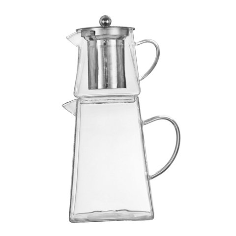 Bothyi - Juego De Tetera Apilable De 1,3 L/1,8 L Para Preparar Agua Hervida En El Hogar, De Gran Tamaño