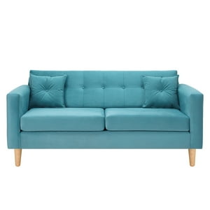 Bodevir - Sofa New Retro 3C Felpa 05 Turquesa