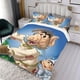 thumbnail image 3 of ALF La Serie Animada Conjunto de sábanas temático, trío de piezas, cómodo y amigable con la piel, diseño único, regalo de decoración para el hogar para familiares, amigos y fans,173cm *218cm, 3 of 6