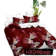 thumbnail image 1 of Cubrecama Quilt Verano 2 Plazas Rojo diseño helechos blancos HX046, 1 of 1