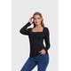 thumbnail image 2 of Polera Mujer Escote Cuadrado Negro - lll, 2 of 4