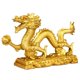 thumbnail image 3 of Estatuilla De Dragón Noble Estatua De Oro Decoración De Mesa Para Wealth Luck Collectible L, 3 of 5