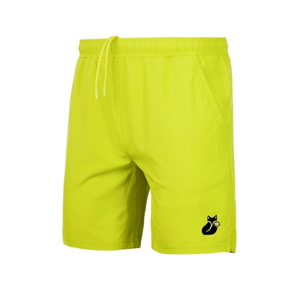 Short Tilki Poly 2.0 Temel Amarillo Fluor Tenis Padel