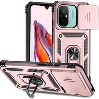 Estuche Gangxun Para Xiaomi Redmi 11A, Soporte Giratorio 360°, Estilo Mecánico Y Magnético