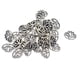 thumbnail image 5 of 30 Cuentas Espaciadoras De Metal De Flor De Loto De Yoga De Buda Ahuecadas De Plata Tibetana, 5 of 5