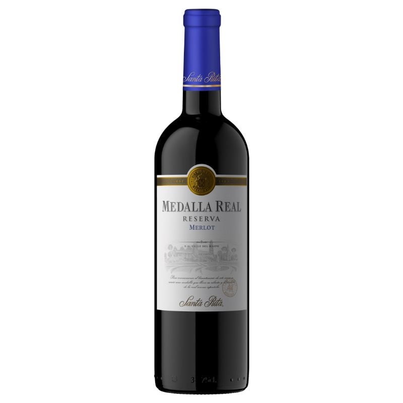 Medalla Real - Vino Tinto Merlot Reserva 13° Botella