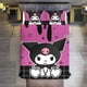 thumbnail image 3 of Kuromi Duvet Cover Set 3 Piece Bedding Set Double Sided Printing Decorative Comforter Cover Set, 3 of 5