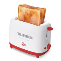 Tostador Telefunken Easytoast 2000 Tostador De Pan 2 Rebanadas Con Timmer 720W Color Blanco