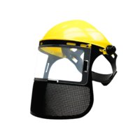 Magideal - Mascarilla De Protección Facial, Equipo De Protección, Transpirable, Protección Facial Profesional Contra Salpicaduras Para Jardinería, Trabajos De Poda, Trabajos Agrícolas En Amarillo