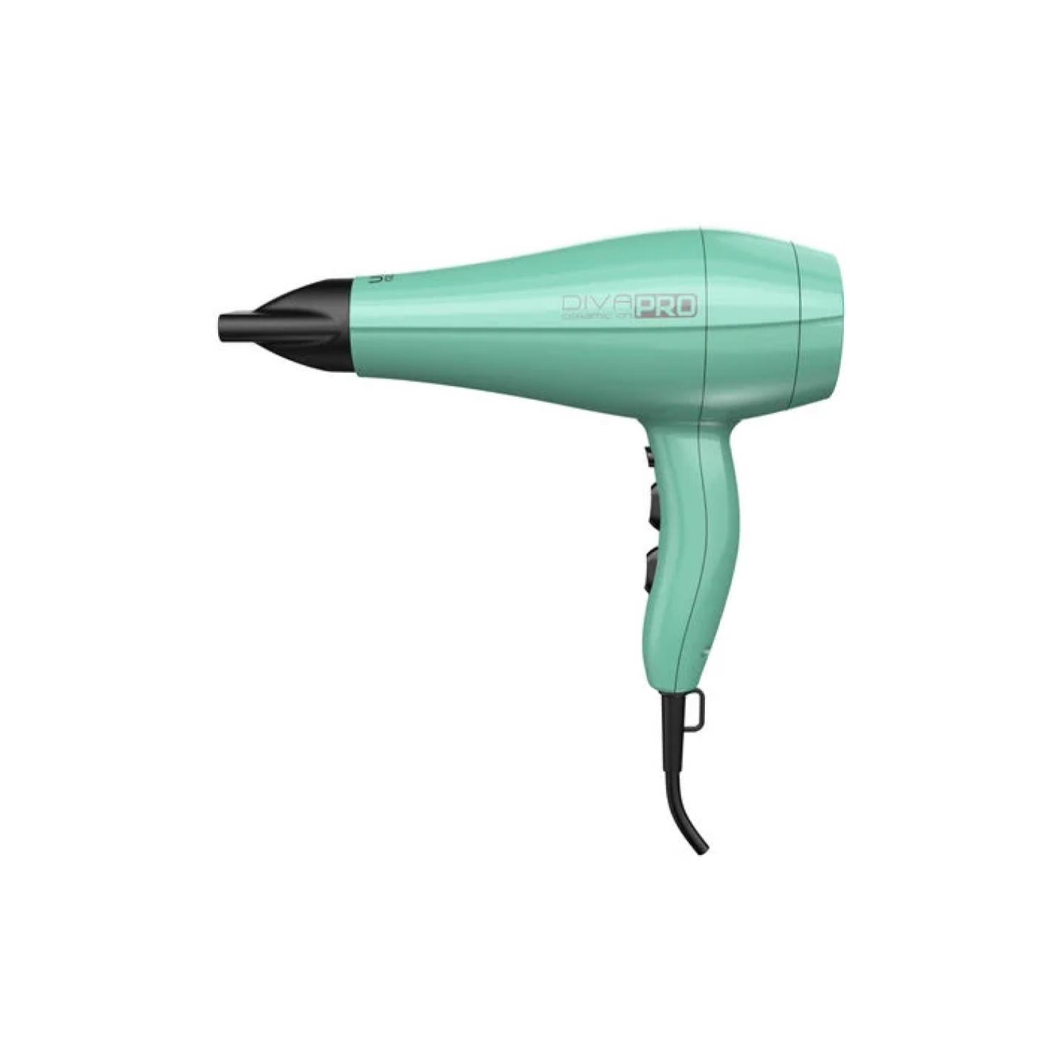 Gama - Secador De Pelo 2200W 2Vel 3Temp Salon Diva Pro Turquesa