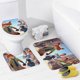 thumbnail image 4 of Zootopia-theme 4-Piece Shower Curtain Set with Rugs, Waterproof Bathroom Decor Set Includes Bath Mat, U-Shaped Rug, Toilet Lid Cover and Curtain with Hooks, 4 of 6