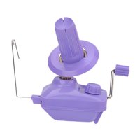 Bothyi - Bobinadora De Hilo De Lana Ligera Diy Con Mango Para Tejer Hilo De Bobinado De Fibra Violeta
