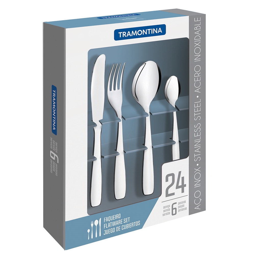 Tramontina - Juego De Cubiertos 24 Piezas
