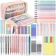 thumbnail image 1 of Material escolar DazSpirit Aesthetic, 61 unidades, con estuche para lápices, color rosa, 1 of 7