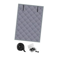 Bothyi - Cubierta Térmica Para Ventana Gruesa Para El Invierno, Cortina Opaca De Algodón Resistente A Desgarros, 30 X 56 Pulgadas