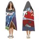 thumbnail image 3 of George se Encoge Manta Capa con Capucha Anti-Bolitas, Manta de Lana Ártica Suave, Manta Portátil de Felpa Ligera y Lujosa, Poncho para Siesta en Casa y Oficina, 100*130cm, 3 of 6