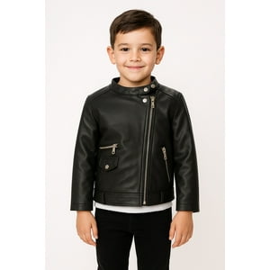 Kibou - Chaquetas Biker Ecocuero Para Niños
