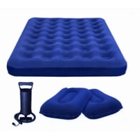 Genérico - Colchon Inflable 2 Plazas Almohadas E Inflador