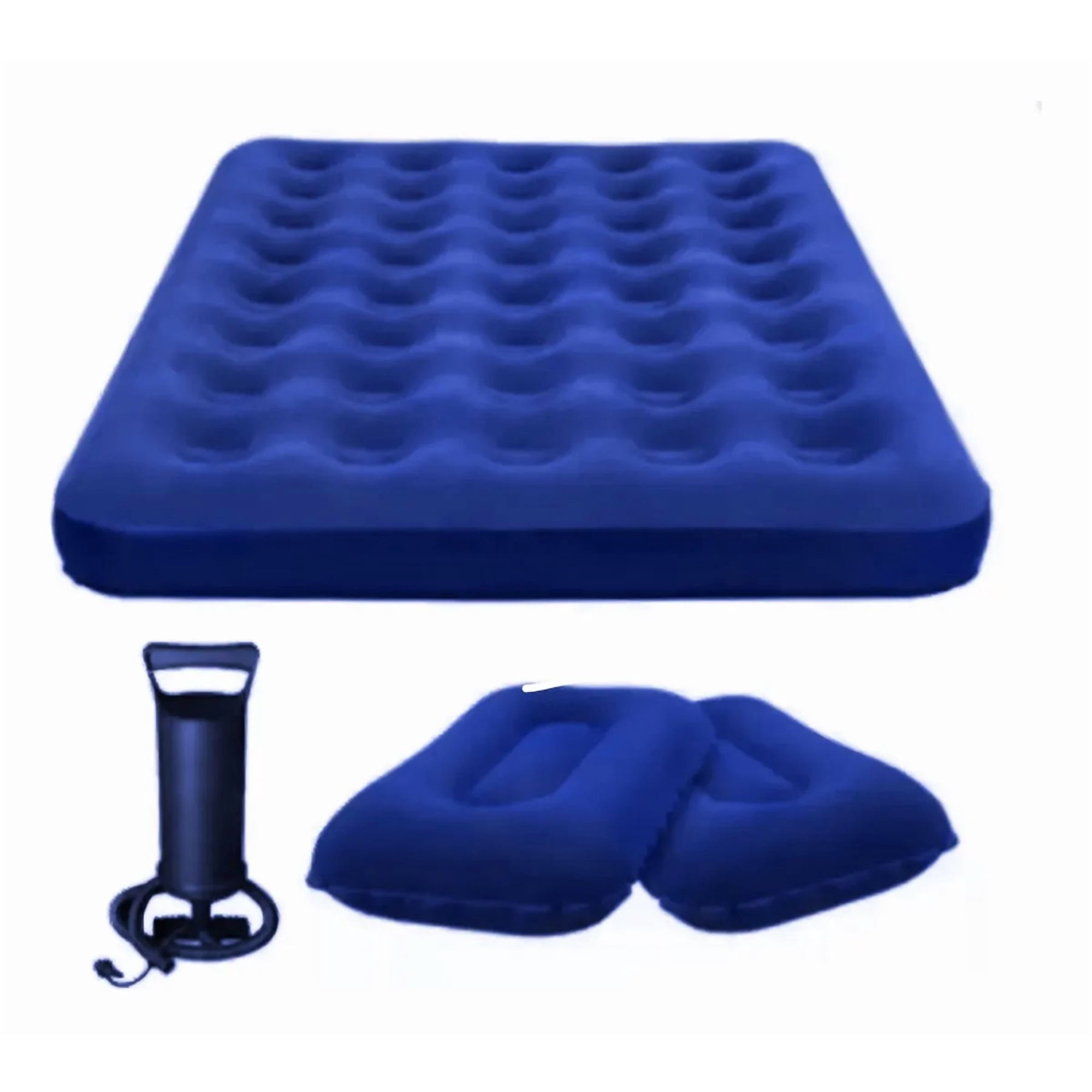 Genérico - Colchon Inflable 2 Plazas Almohadas E Inflador