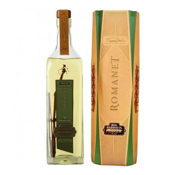 Pisco Romanet (Sarmiento) 3 Años, Valle de Atacama, 750 ml, 35%