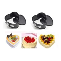 Genérico - Pack X2 Moldes Torta Corazon Moldes De Queque Molde Pequeño