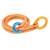 Magideal - Arborist - Salvavidas De Fricción, Bucle De Anclaje Recuperable, Eslinga De Cinturón De Cuerda, Cuerda De Escalada, Salvavidas De Cambium Para Acampar, Explorar Y Hacer Naranja 120Cm