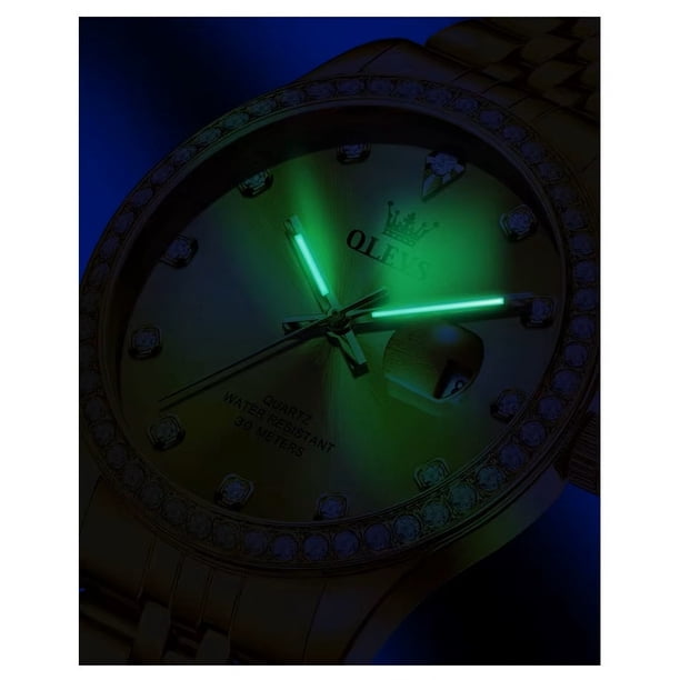 Reloj de Lujo para Hombre Resistencia al Agua de 30 Metros para uso diario