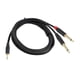 thumbnail image 2 of 3.5 Mm A Doble Adaptador Estéreo De Cable Divisor De 6.35 Mm De Ts Y Para Altavoz De Reproductor De CD 100 Cm, 2 of 5