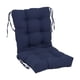 thumbnail image 1 of Cojín para silla Blazing Needles, asiento y respaldo de sarga, acolchado, azul marino, 18 x 38 cm, 1 of 2