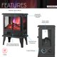 thumbnail image 3 of Calentador eléctrico para chimenea Techni Home Freestanding 1500W, 3 of 7
