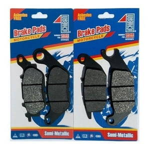 Genérico - Pastillas De Freno Delanteras + Traseras Moto Yamaha R15 V2 Negro