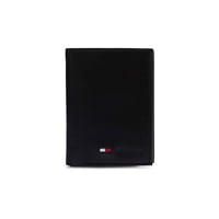 Billetera Tommy Hilfiger Con Tres Pliegues, Elegante Y Delgada, Para Hombre, Color Negro