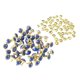 thumbnail image 1 of Juego De 50 Tachuelas De Remache De Cúpula De Metal De 7,5mm Para Manualidades De Cuero Azul Real, 1 of 5