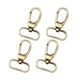 thumbnail image 2 of Paquete De 4 Ganchos Giratorios Con Clip De Gatillo, Broche De Garra De Langosta Para Bolso, Correa, Cobre, 2 of 5