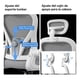 thumbnail image 2 of Silla Oficina Escritorio Ergonomica Norplat Lumbar Pro 4d  Gris Claro Y Blanco Malla, 2 of 11