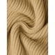 thumbnail image 5 of INSPIRE CHIC Vestido de Mujer de Manga Larga Otoño 2026 Cuello Redondo Tejido de Punto Acanalado Plisado Vestidos Midi Línea A M Caqui, 5 of 6