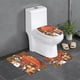 thumbnail image 1 of Más Allá del Jardín Juego de 3 alfombras de baño de coral fleece: tapete de baño + alfombra de inodoro en forma de U + funda de tapa de inodoro en forma de O, 1 of 6