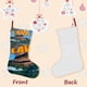 thumbnail image 3 of Calcetines de Navidad Desmarcar Lino Blanco 45cm x 32cm, 3 of 5
