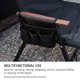 thumbnail image 5 of Organizador de reposabrazos para silla de camping SHINETEC – Bolsa lateral para sillas de playa, funda para silla plegable al aire libre con 4 bolsillos (33 cm L × 25,5 cm A), 5 of 6