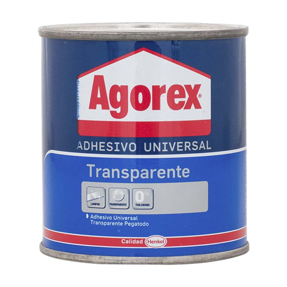 Adhesivo Universal Transparente Tarro 240 G 1 Un Agorex