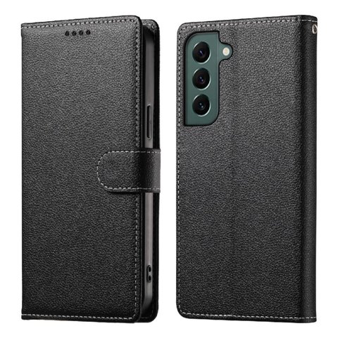 Funda Para Foxdock Samsung Galaxy S22 Plus– Cuero Premium, 3 Ranuras Para Tarjetas, Protección Contra Impactos