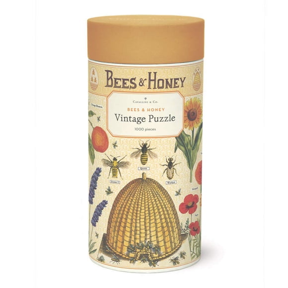 Puzzle Cavallini Papers & Co. Bees & Honey, 1000 piezas