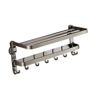 Magideal - Toallero Toallero De Baño Organizador De Toallas Estante Para Toallas Plegable A Prueba De Óxido Toallero De Baño Toallero Para Baño Cocina Hotel Casa Longitud 40Cm
