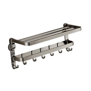 Magideal - Toallero Toallero De Baño Organizador De Toallas Estante Para Toallas Plegable A Prueba De Óxido Toallero De Baño Toallero Para Baño Cocina Hotel Casa Longitud 40Cm