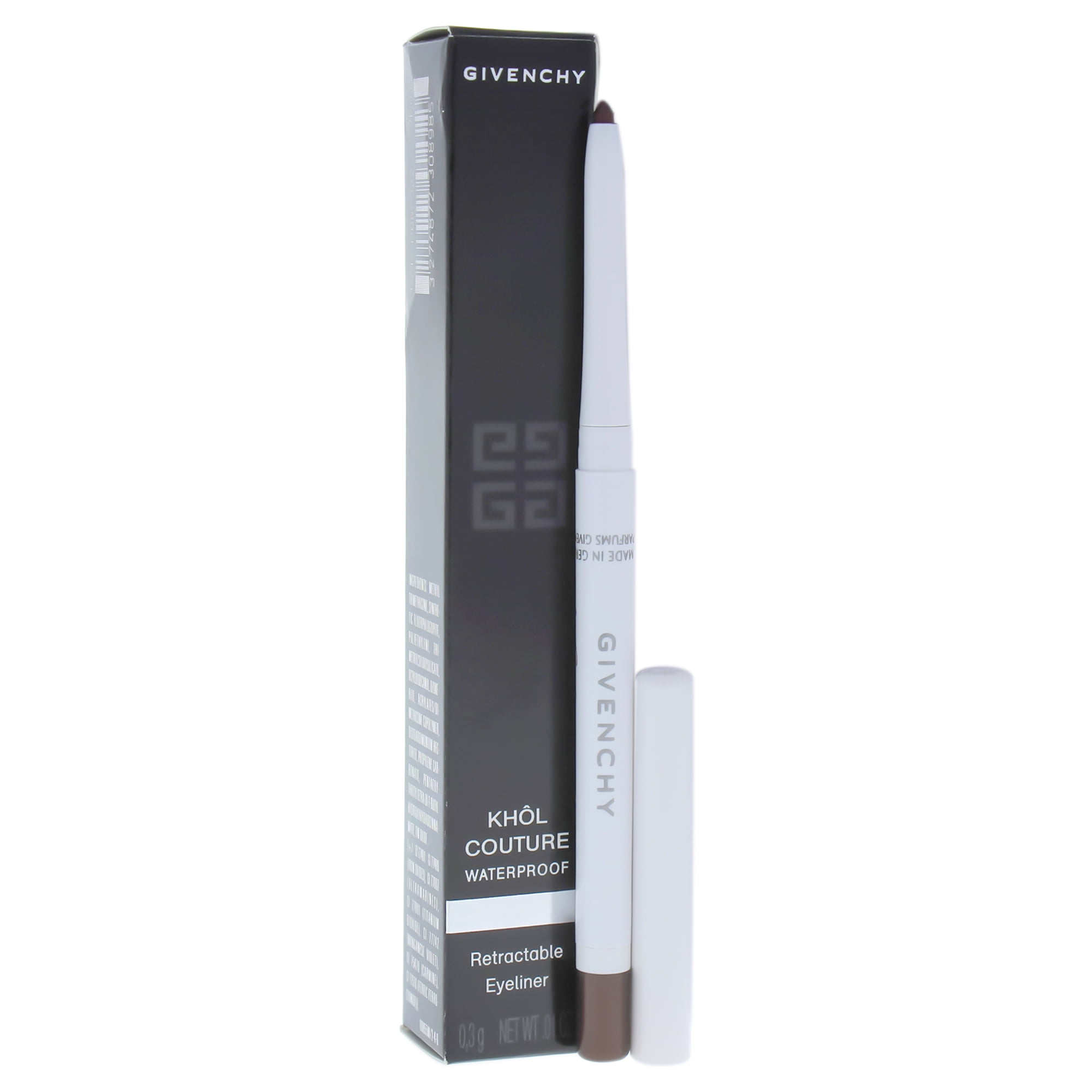 Givenchy - Delineador De Ojos Retráctil Resistente Al Agua Khol Couture - 02 Castaño De Para Mujer - Delineador De Ojos De 0,01 Oz