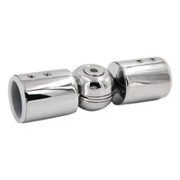 Magideal - Conector De Barra Barras De Ventana De Bahía Conector De Codo Con Bisagras Inoxidable De Alta Resistencia Conector De Esquina De , Brillante