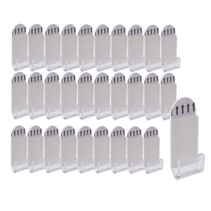 Magideal - Estante De Exhibición De Discos De Vinilo, Soporte De Pared De Acrílico, Decoración Del Hogar, Cubierta De Álbum, Decoración De La Habitación, 30 Uds. Claro